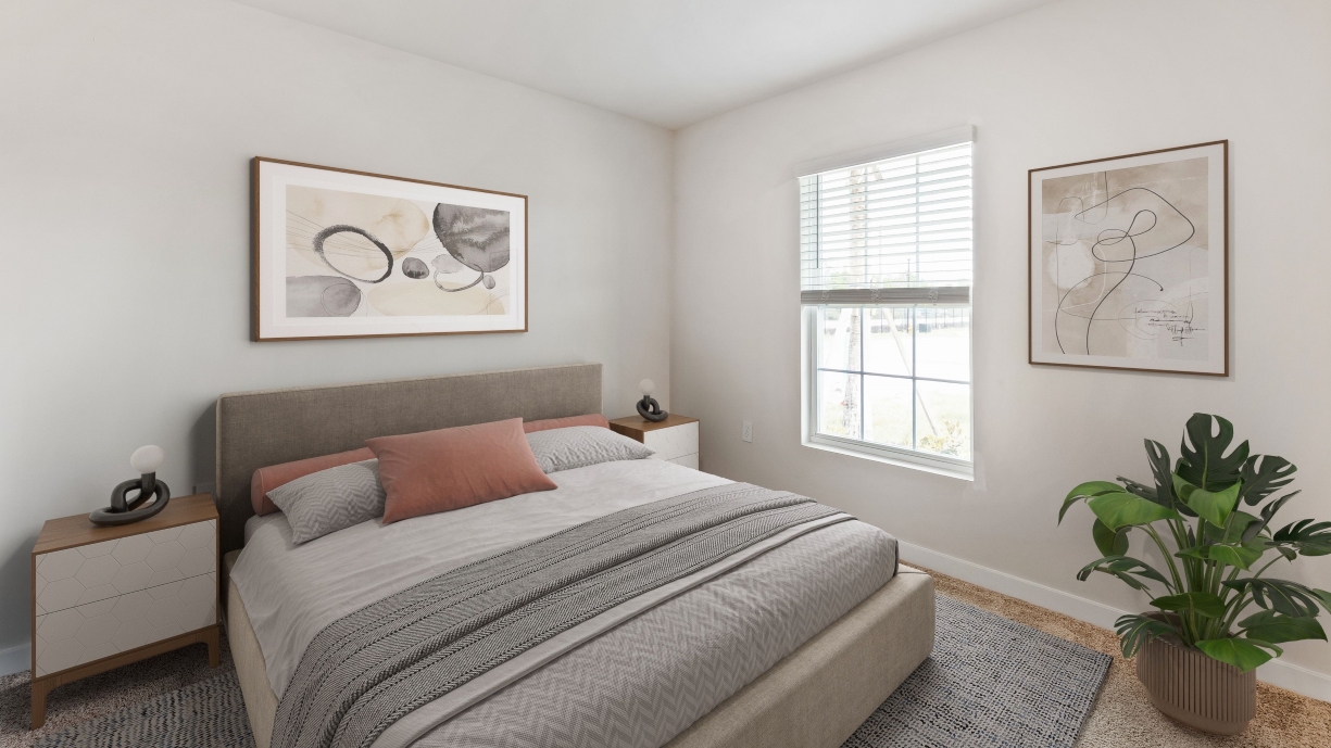Inside of the Greenbriar model home in Asher Park located in Lehigh Acres, FL.