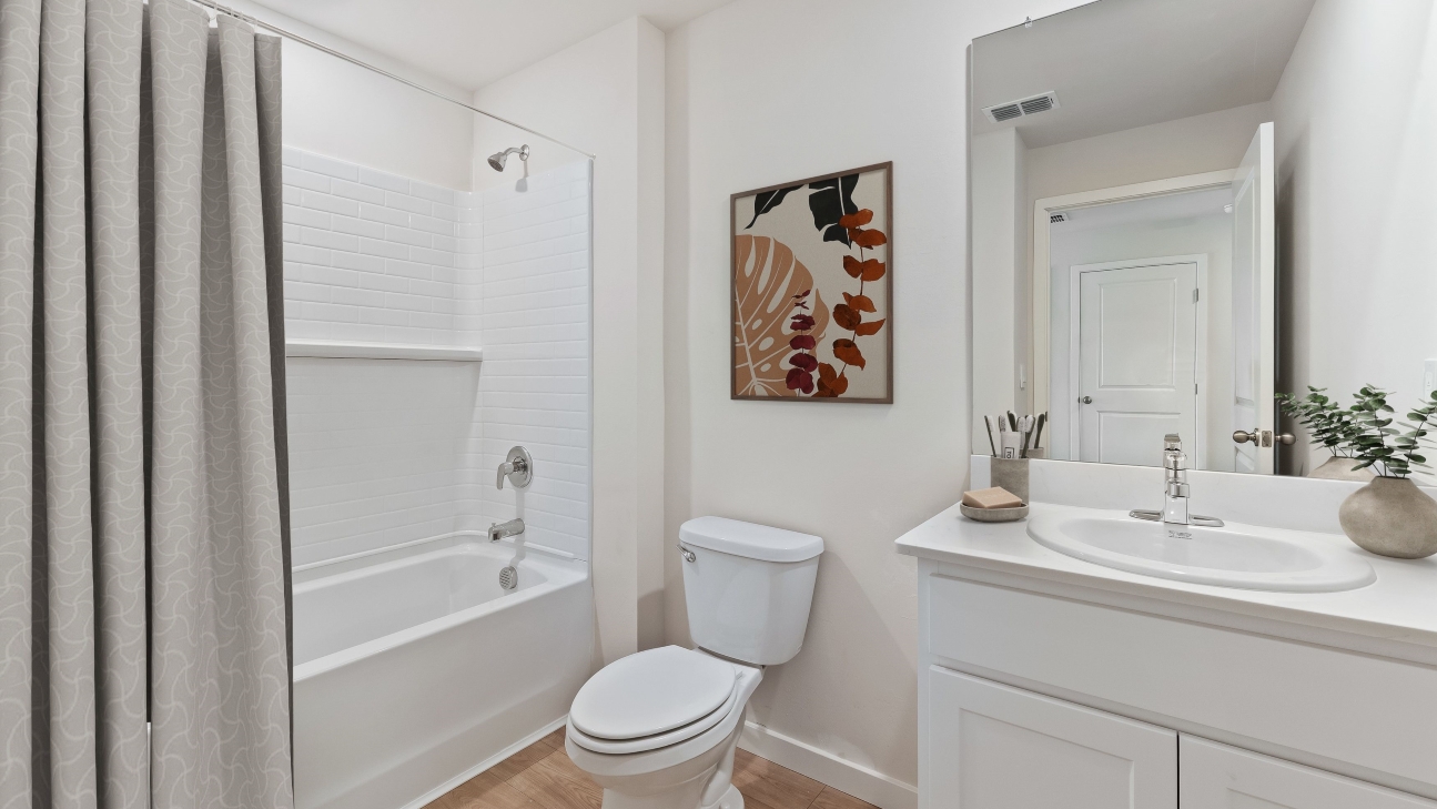 Inside of the Greenbriar model home in Asher Park located in Lehigh Acres, FL.