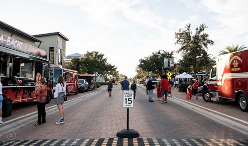 Food truck night at Babcock Ranch
