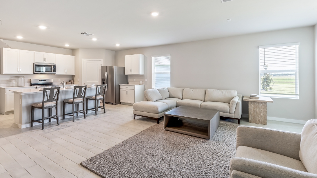 Inside of the Lakeside Model home