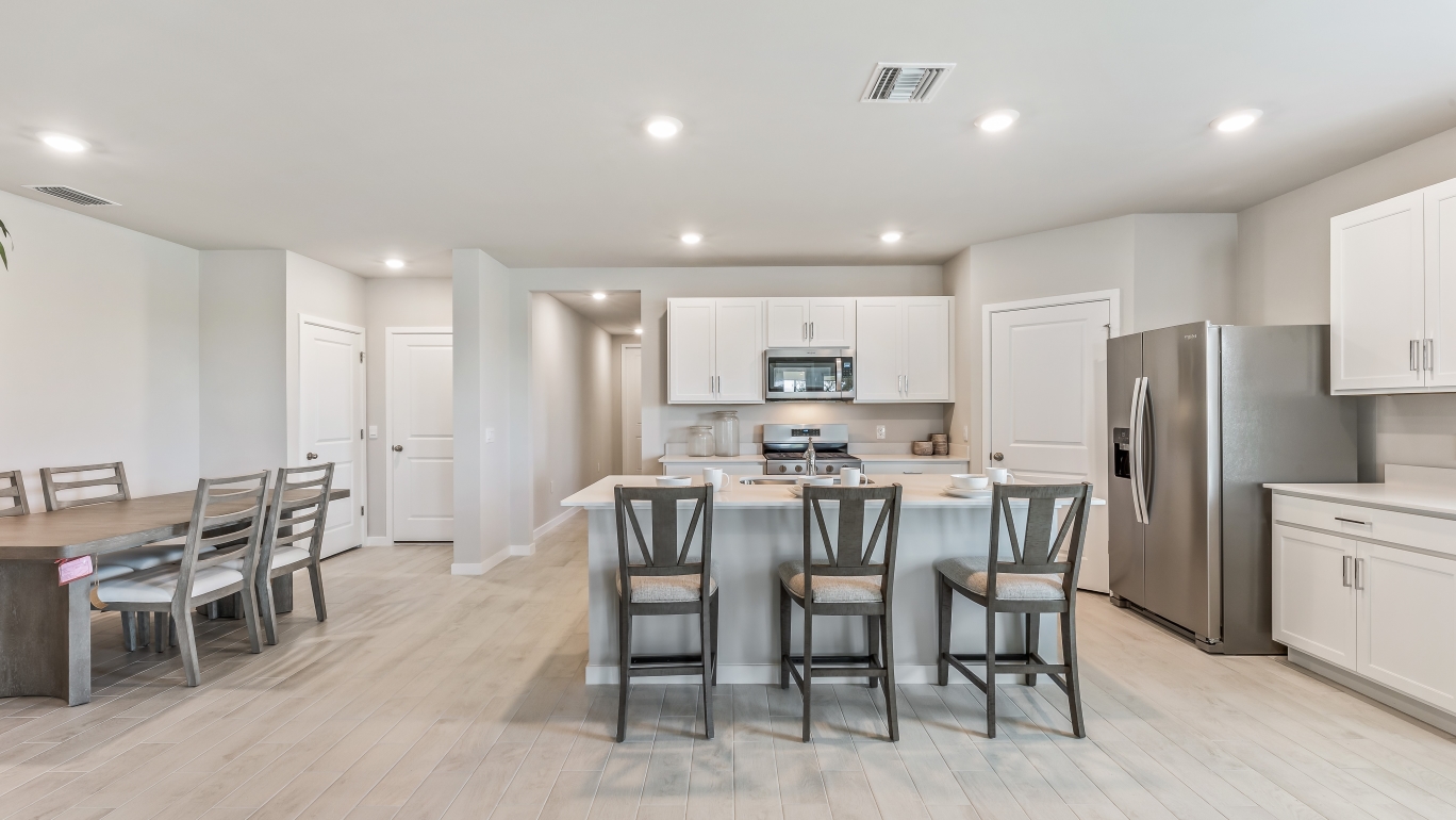 Inside of the Lakeside Model home