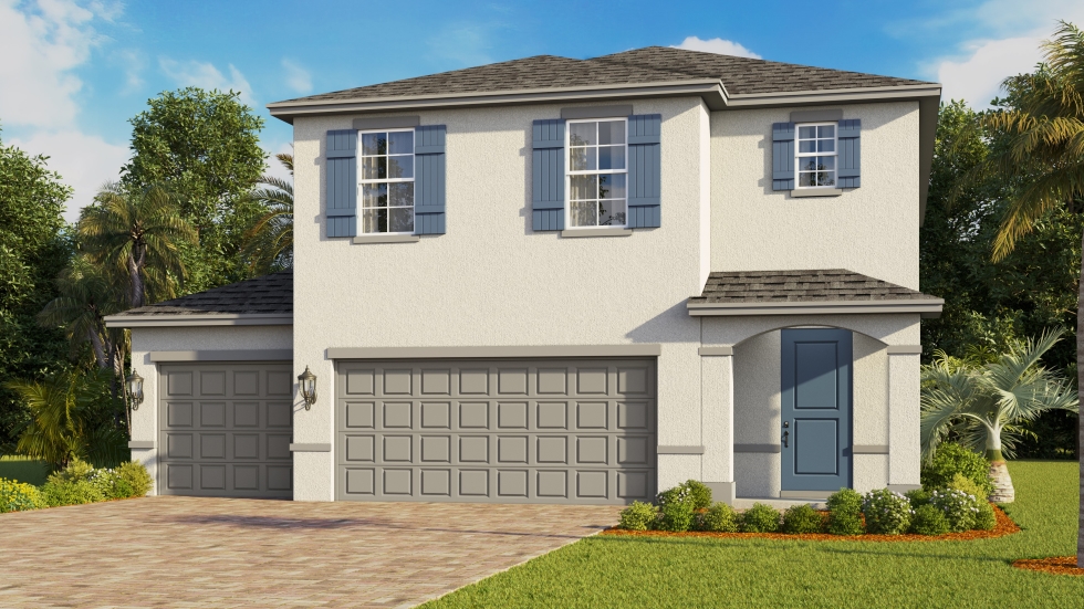 Outside of the Robie 3 Car Floorplan