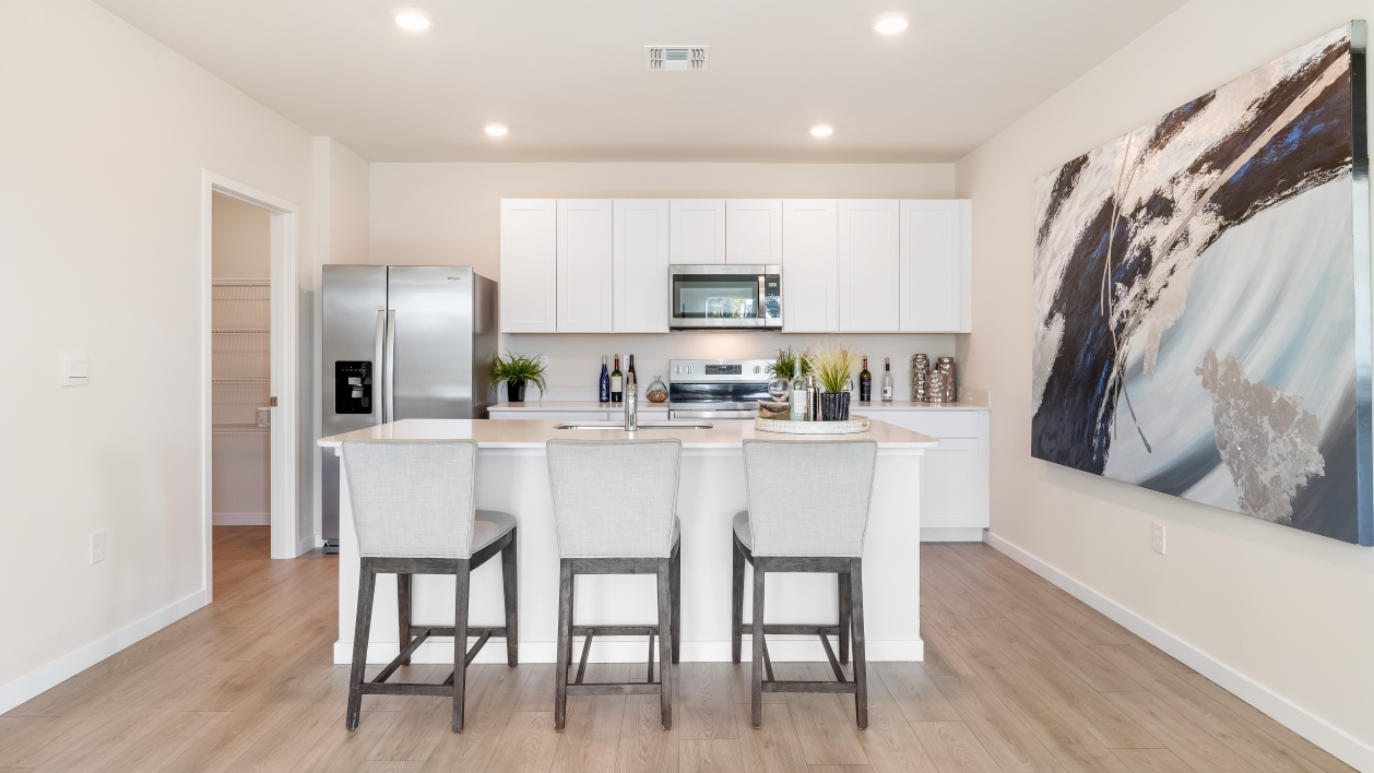 Inside of the Carrington A model in West Port Located in Port Charlotte, FL.