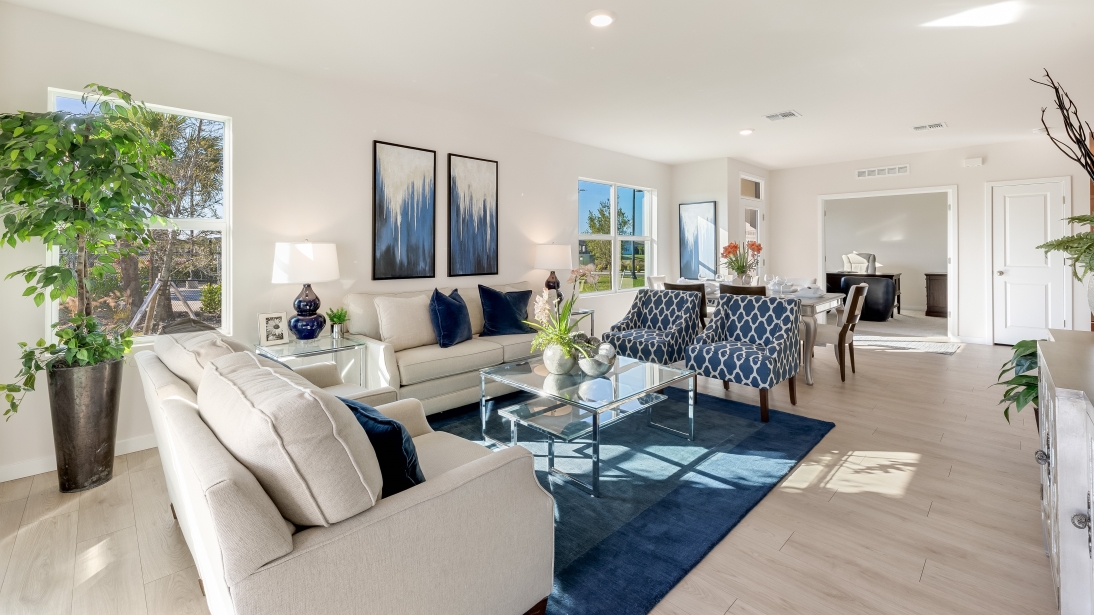 Inside of the Carrington A model in West Port Located in Port Charlotte, FL.
