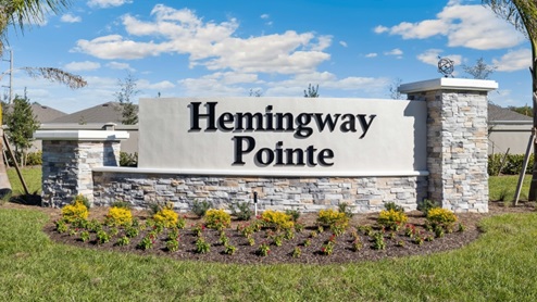 Hemingway Pointe Entrance Sign