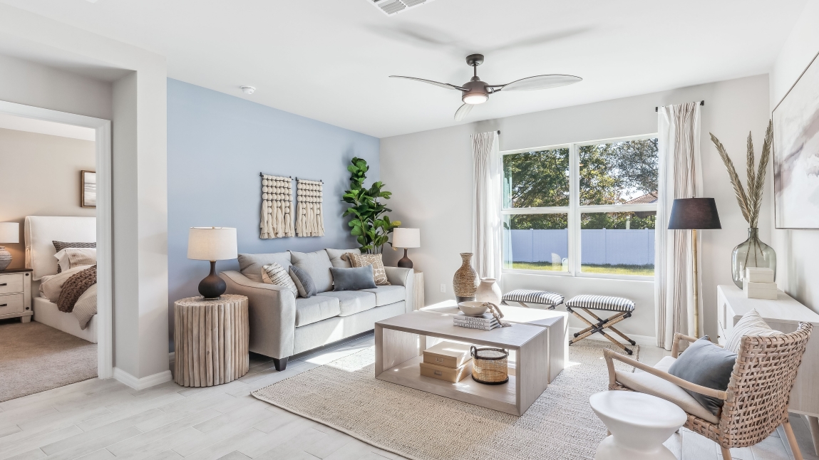 Inside of the Cali Model home