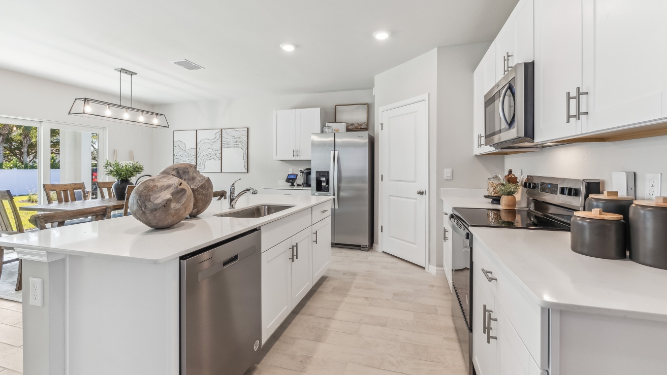 Inside of the Cali Model home
