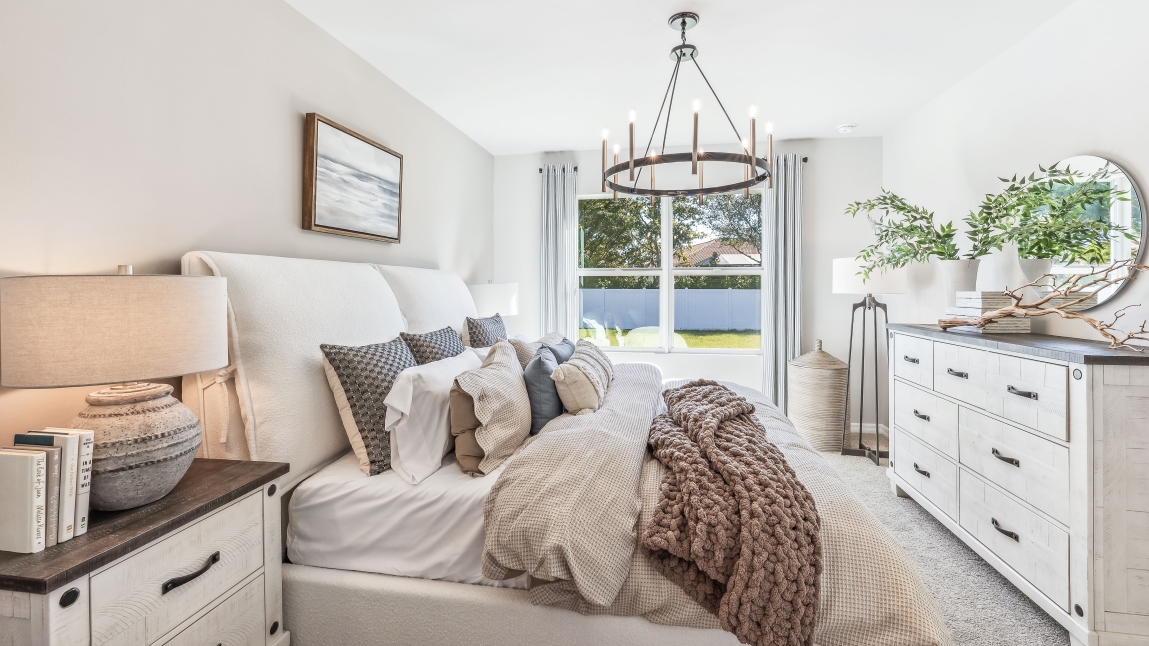 Inside of the Cali Model home