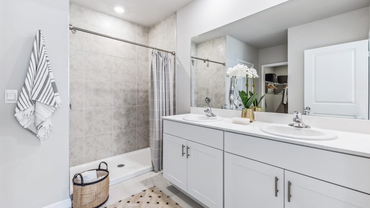 Inside of the Cali Model home