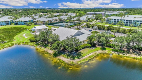 Ariel view of the amenity center