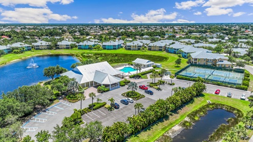 Ariel view of the amenity center