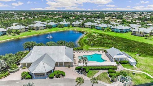 Ariel view of the amenity center