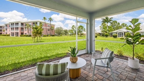 Carrington screened patio