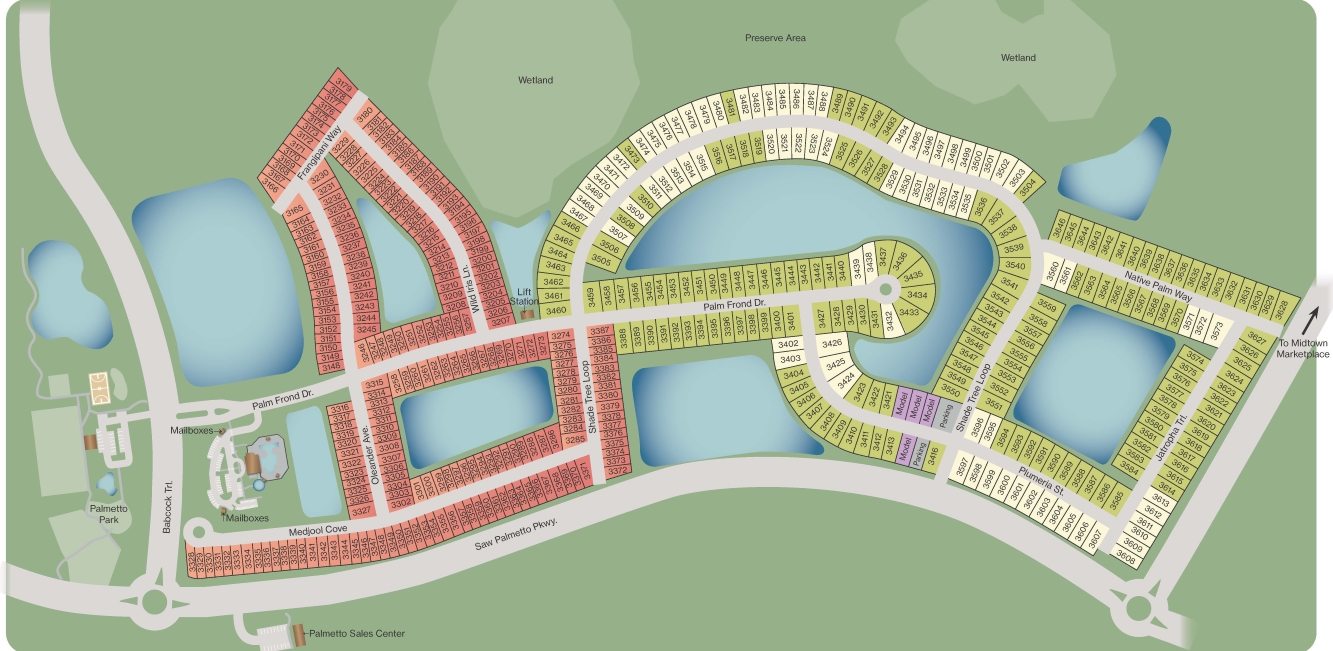 Static Lot Map