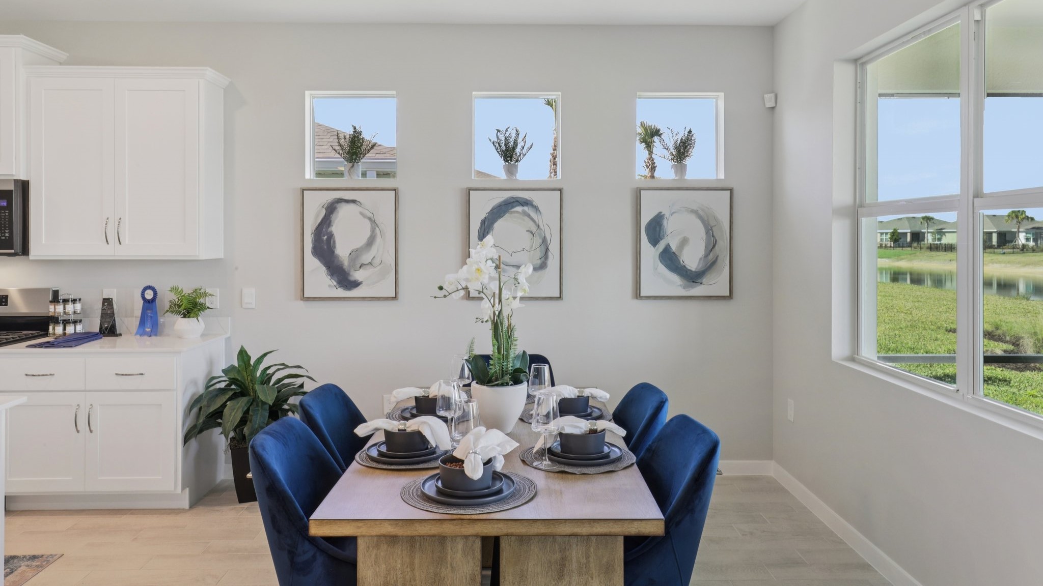 Inside of the Delray Model Home