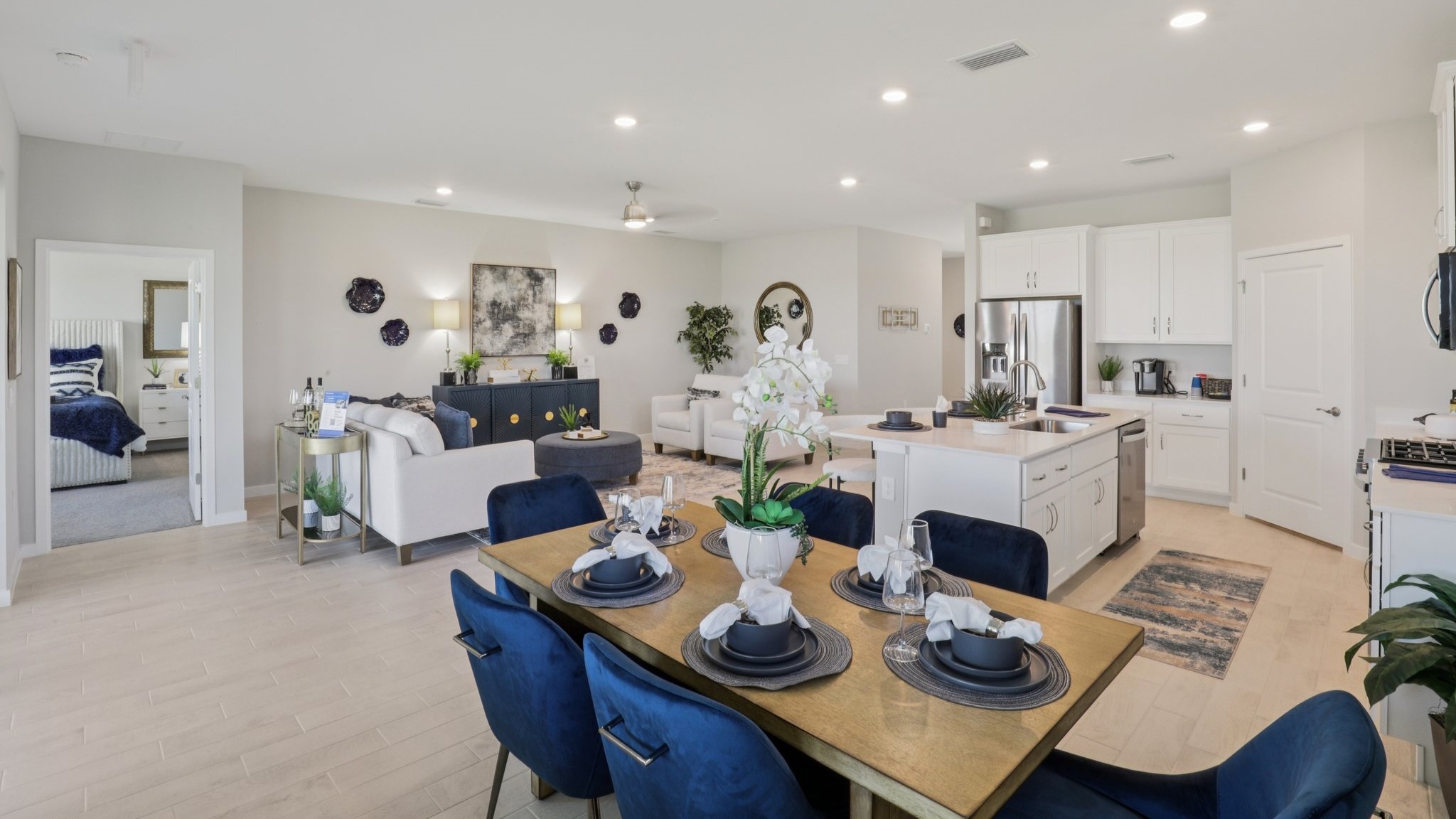 Inside of the Delray Model Home