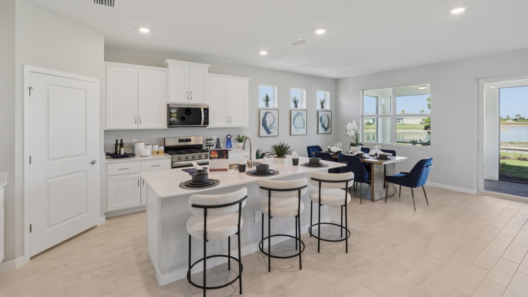 Inside of the Delray Model Home