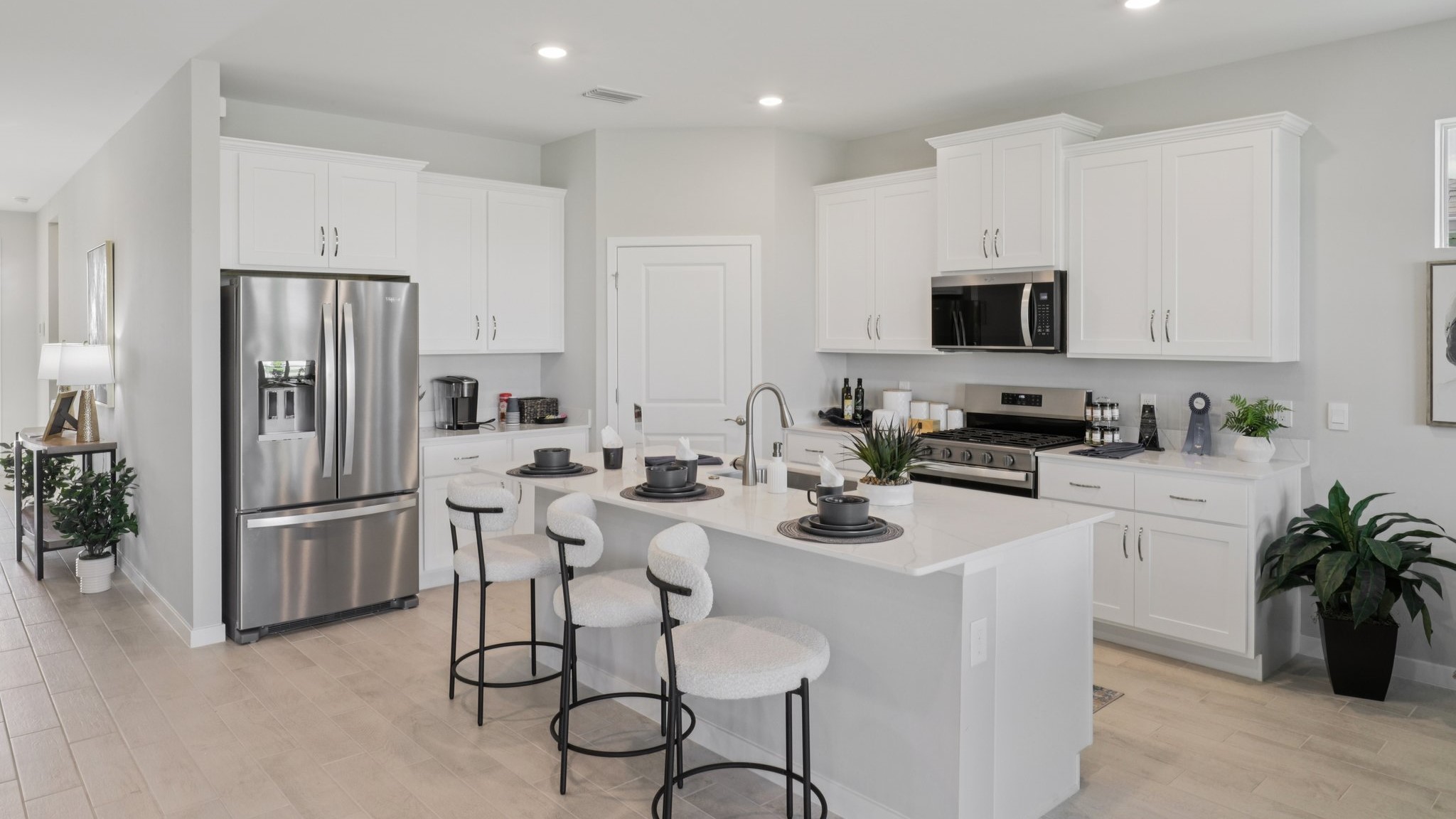 Inside of the Delray Model Home