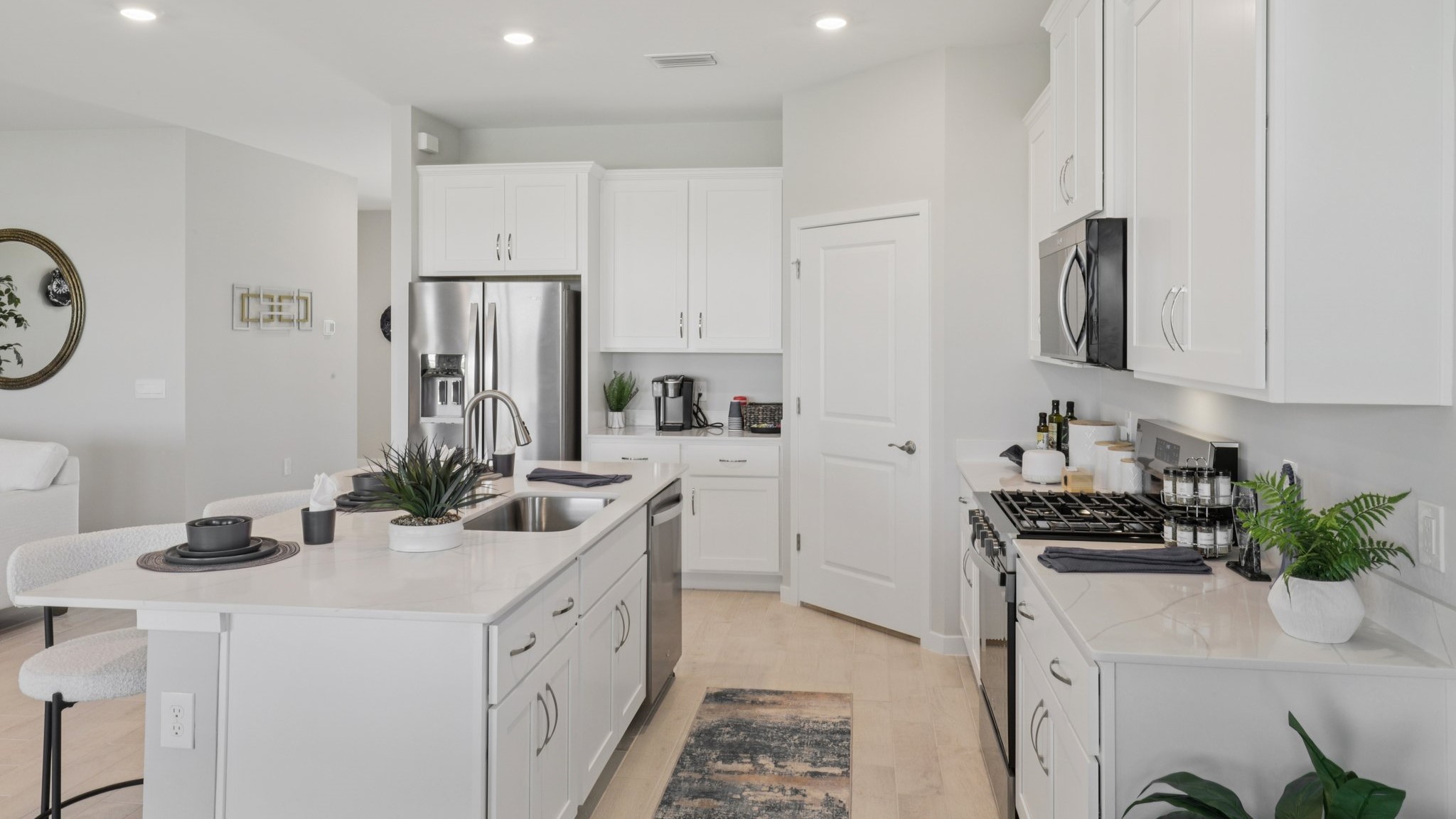 Inside of the Delray Model Home
