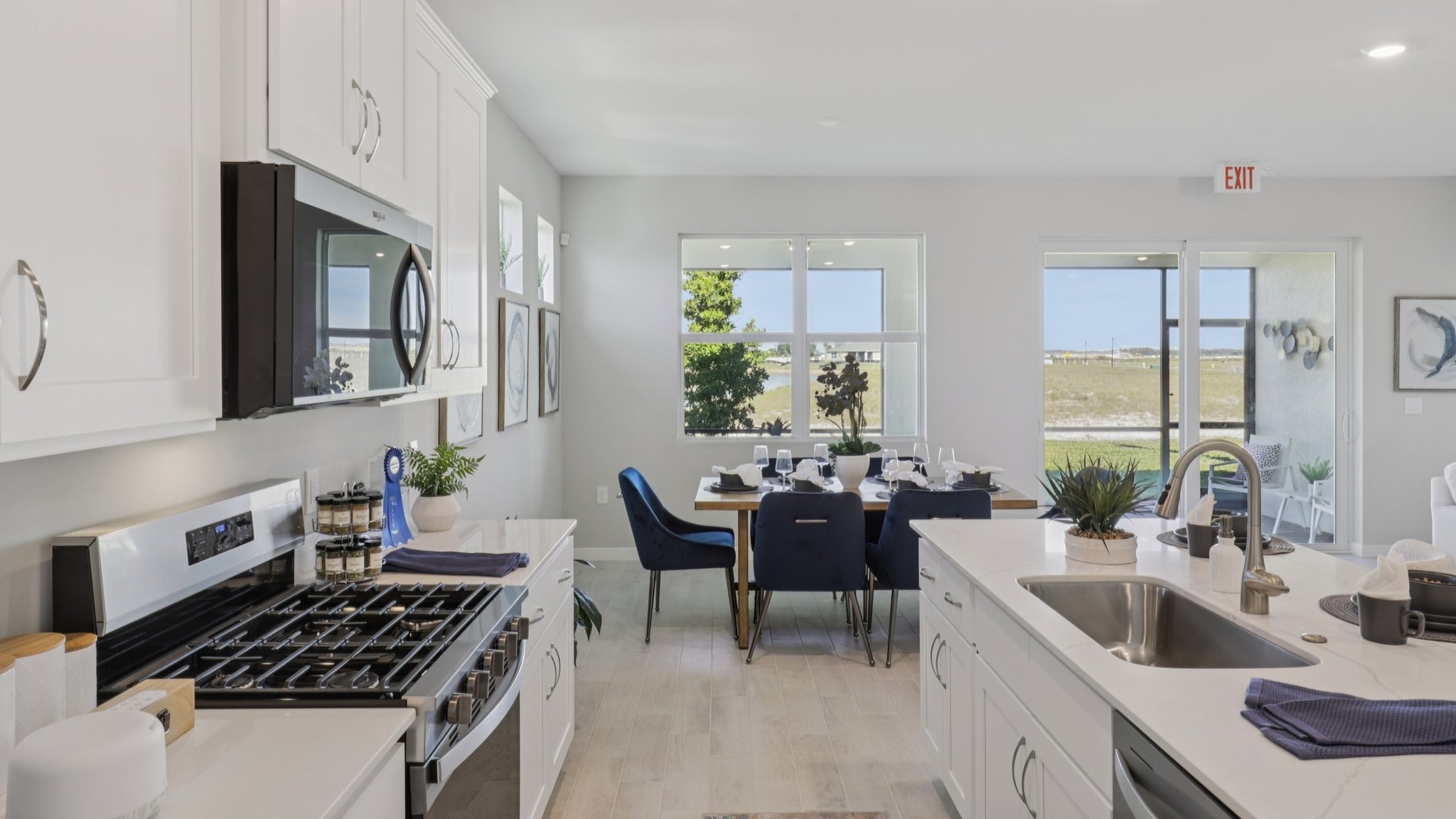 Inside of the Delray Model Home