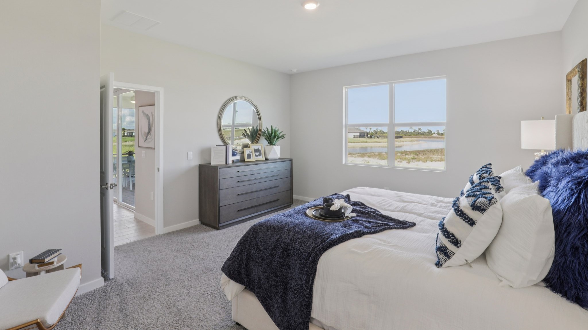 Inside of the Delray Model Home