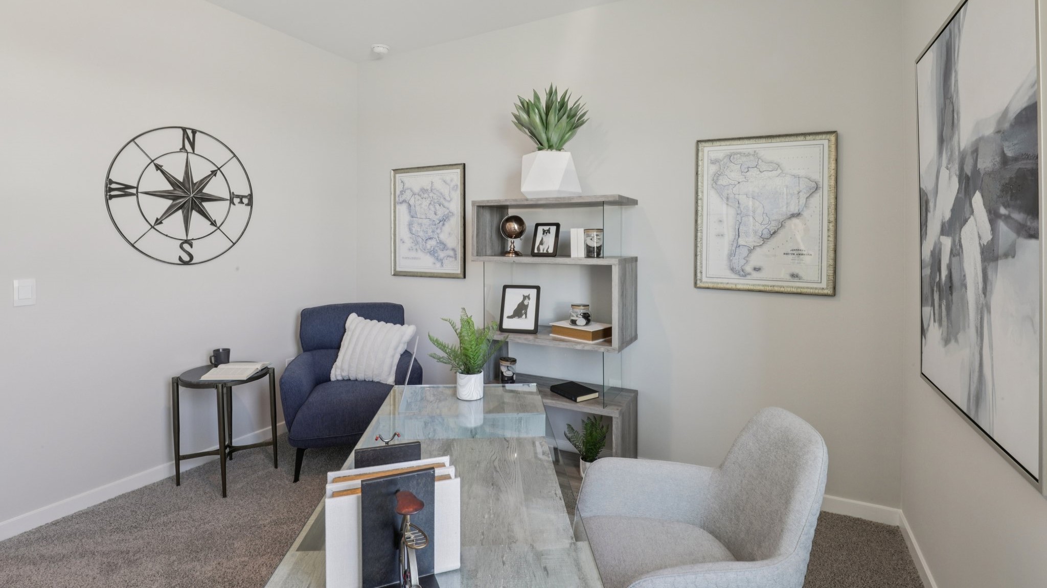 Inside of the Delray Model Home