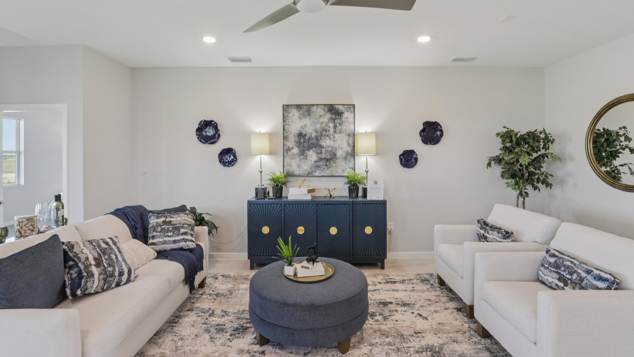 Inside of the Delray Model Home
