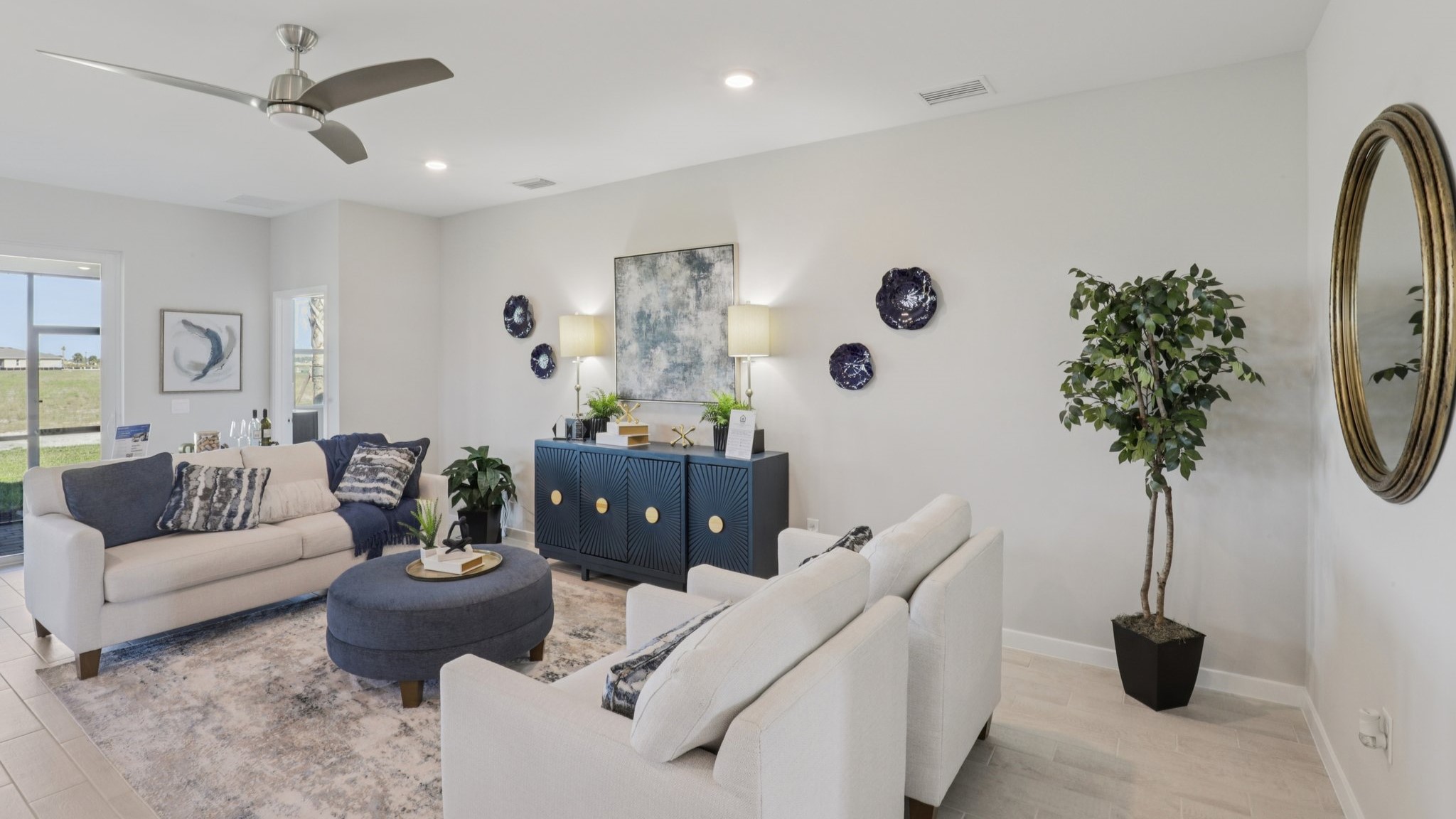 Inside of the Delray Model Home