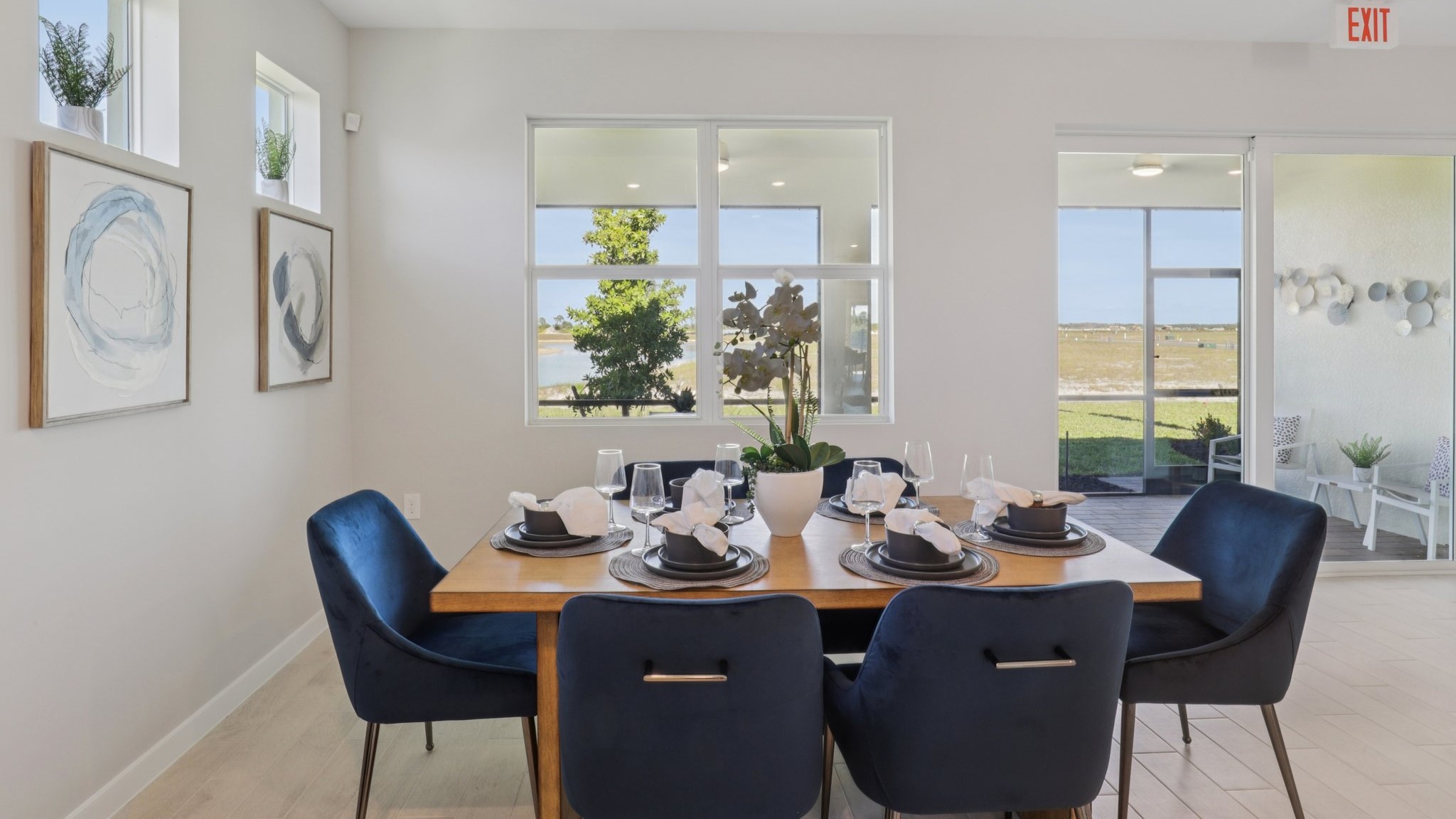 Inside of the Delray Model Home
