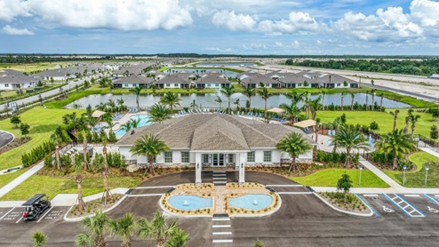 Outside Palmetto Landing Amenity Center