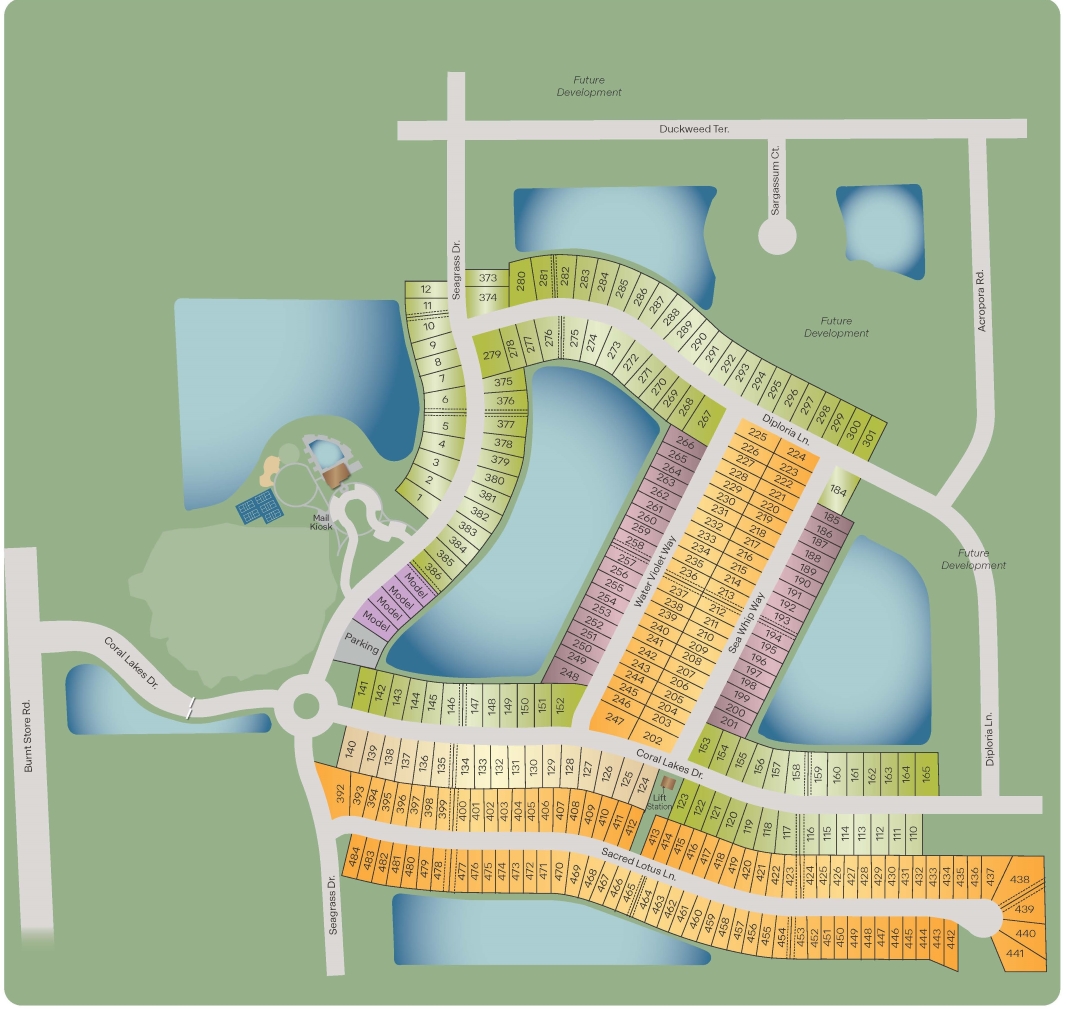 Static Lot Map