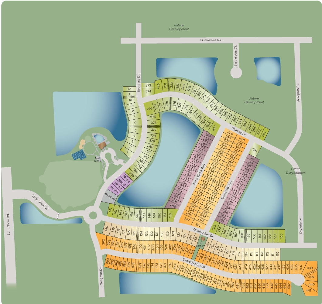 Static Lot Map