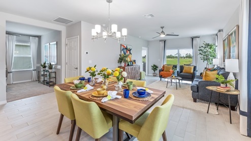 Inside of the Jemison Model Home