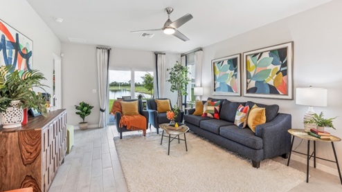 Inside of the Jemison Model Home