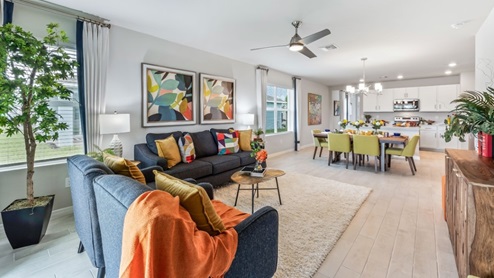 Inside of the Jemison Model Home