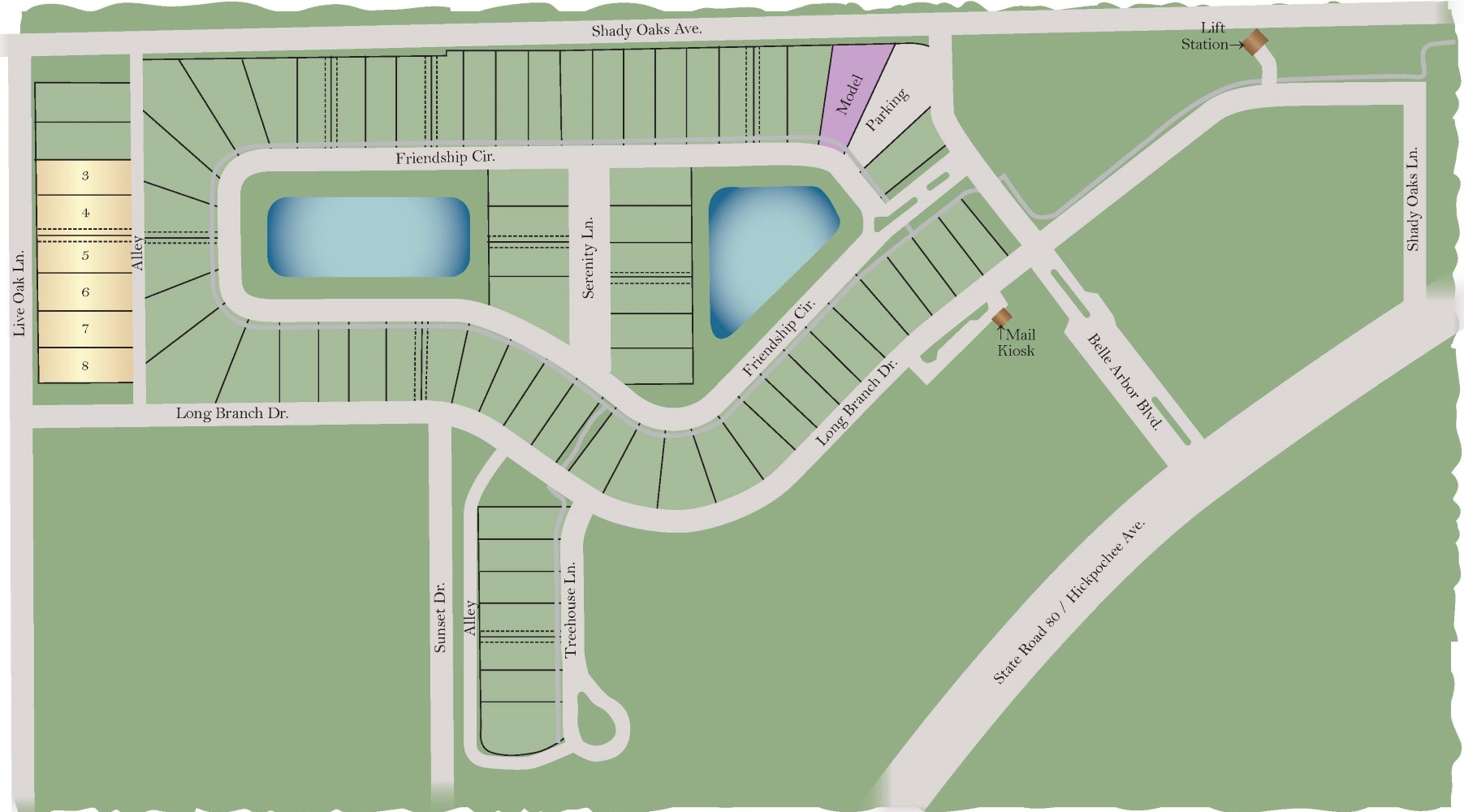 Static Lot Map