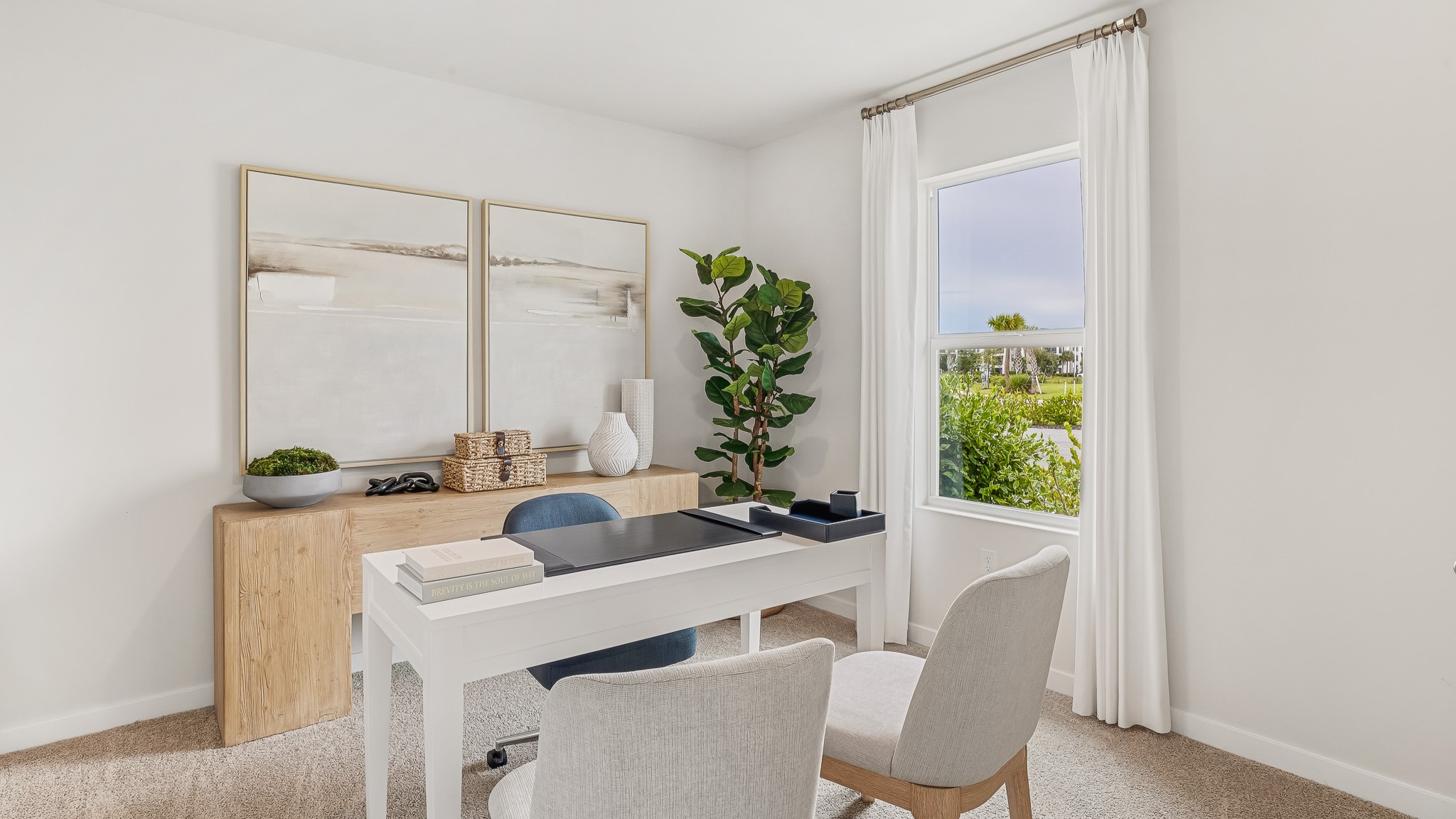 Inside of the Carrington Model home