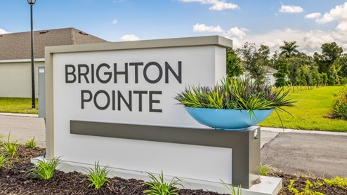 Brighton Pointe Entrance Sign