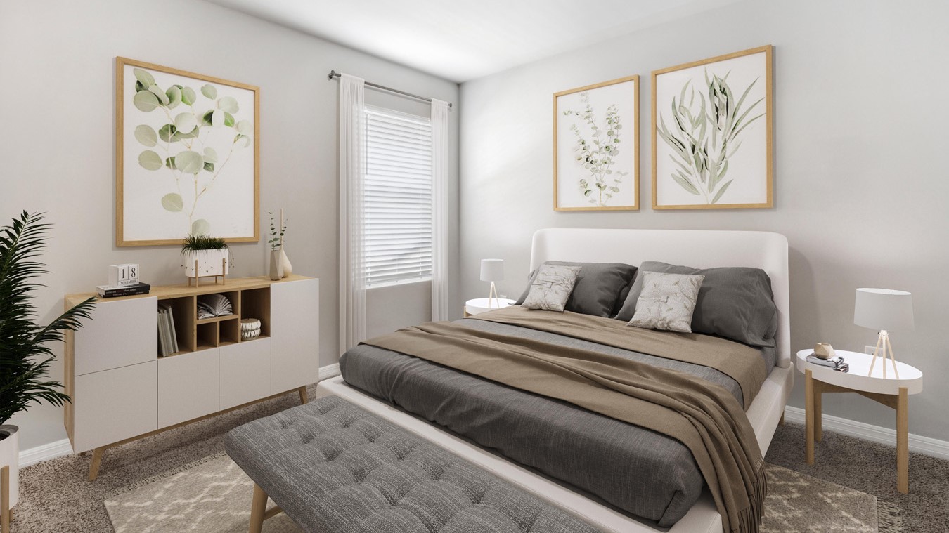 Inside of the Aria Model Home