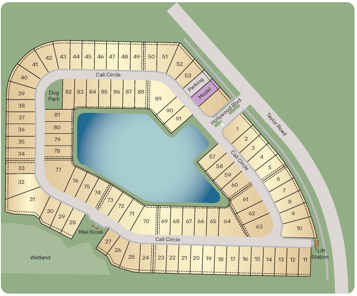 Static Lot Map