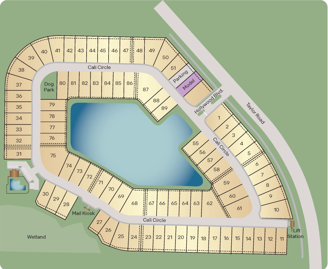 Static Lot Map