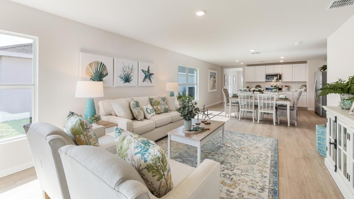 Inside of the Jemison Model Home