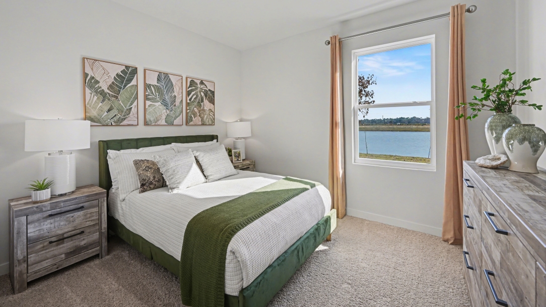 Inside of the Harper model in Central, FL. Third bedroom.