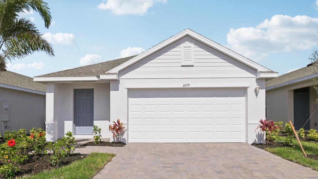 Outside of the Downing II A model home