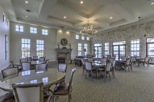 Clubhouse dining area