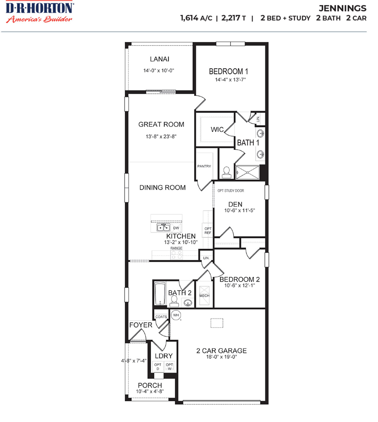 Floor Plan in Toscana Isles VENICE, FL D.R. Horton