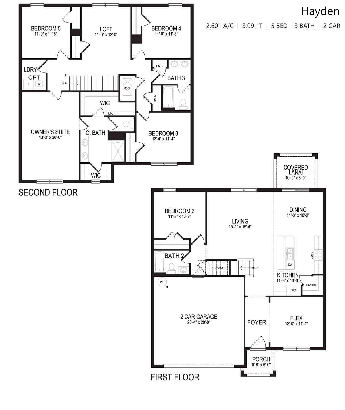 Hayden Floorplan