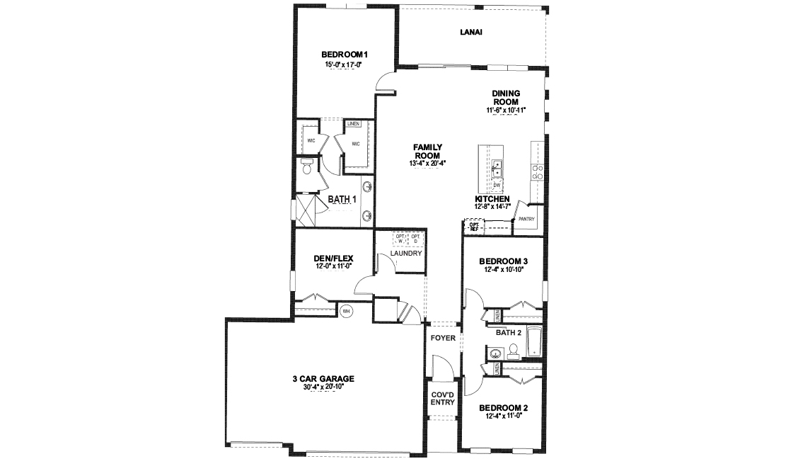 Floor Plan in Cascades at River Hall Alva, FL D.R. Horton
