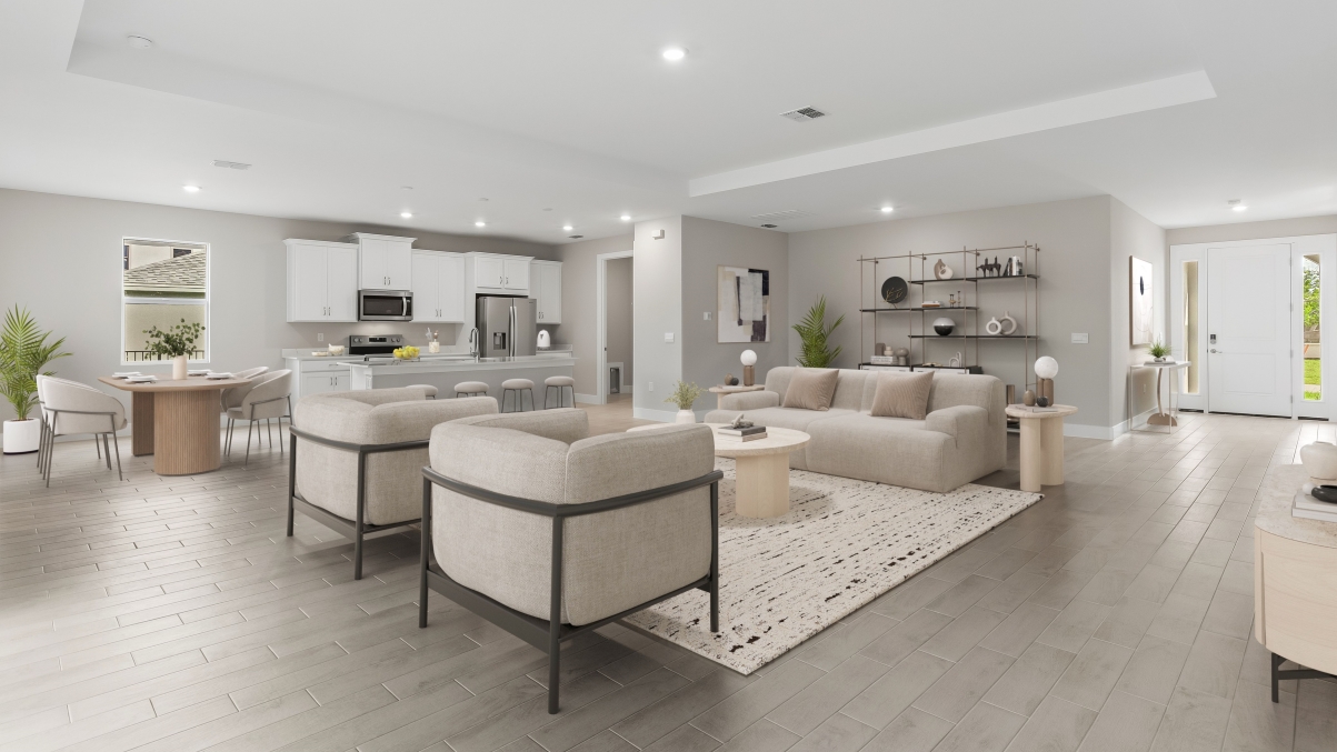 Inside of the Destin Model Home