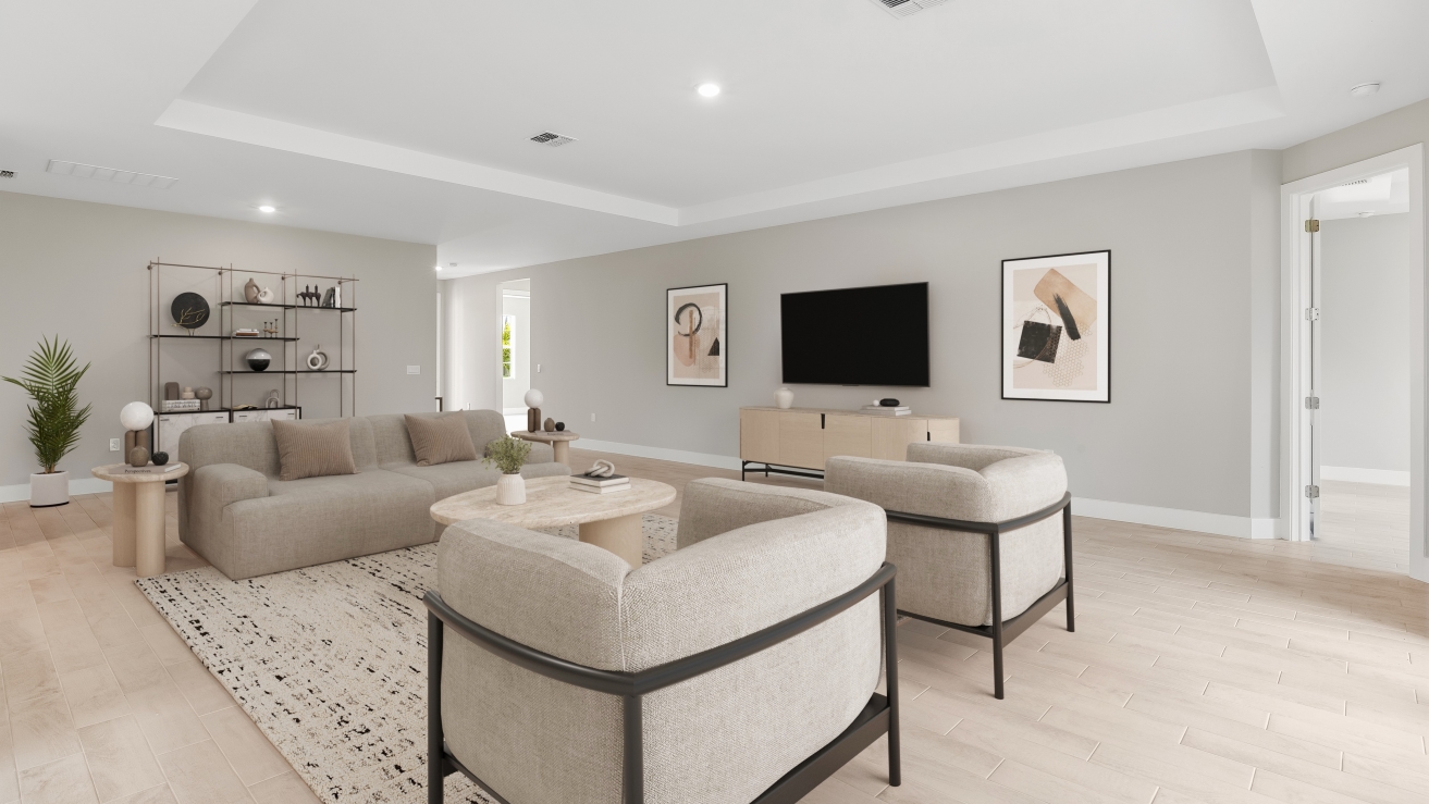 Inside of the Destin Model Home